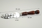 Preview: Grillmesser, Schaschlikmesser, Messer Holzgriff aus lackierter Buche mit Niete