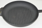 Preview: 26 cm Grillpfanne Bratpfanne aus Gusseisen