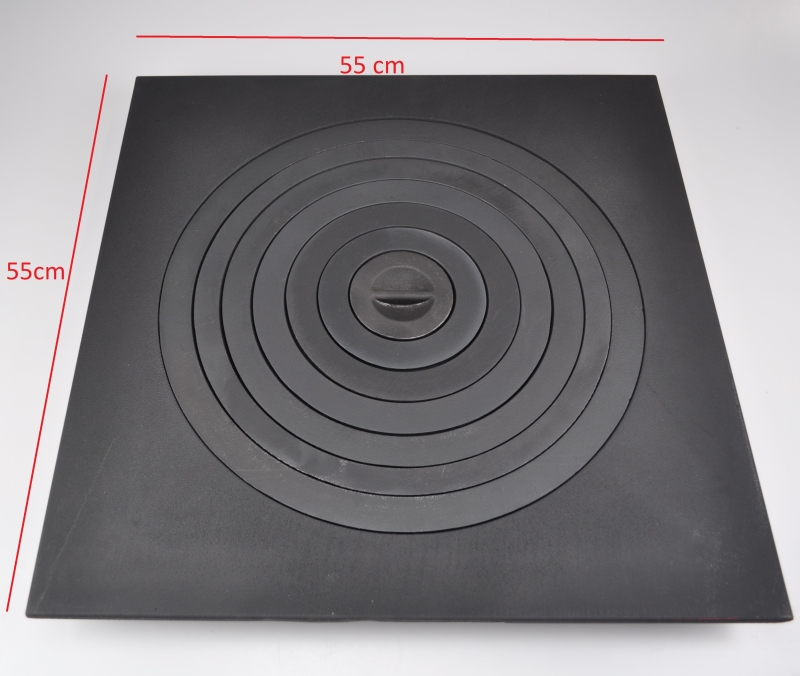 Ofenringe Feuer Herdring Ofenplatte Ofenringe Gussringe Gusseisen Ringe 55x55 cm