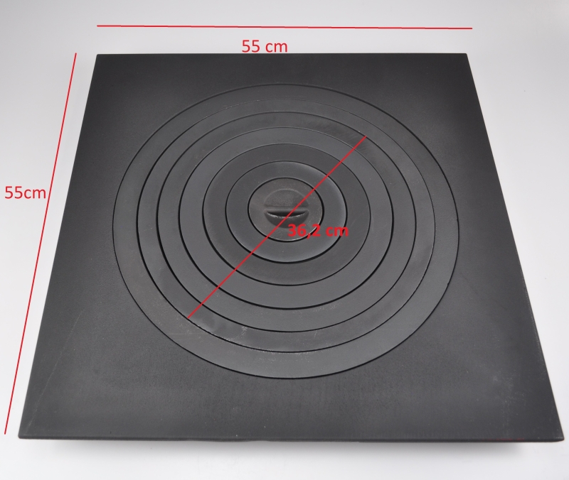 Ofenringe Feuer Herdring Ofenplatte Ofenringe Gussringe Gusseisen Ringe 55x55 cm