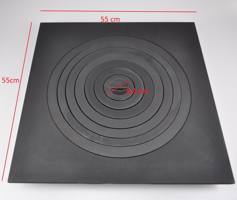 Ofenringe Feuer Herdring Ofenplatte Ofenringe Gussringe Gusseisen Ringe 55x55 cm