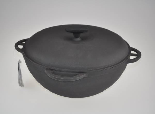 22 Liter Kazan aus Gusseisen mit Deckel