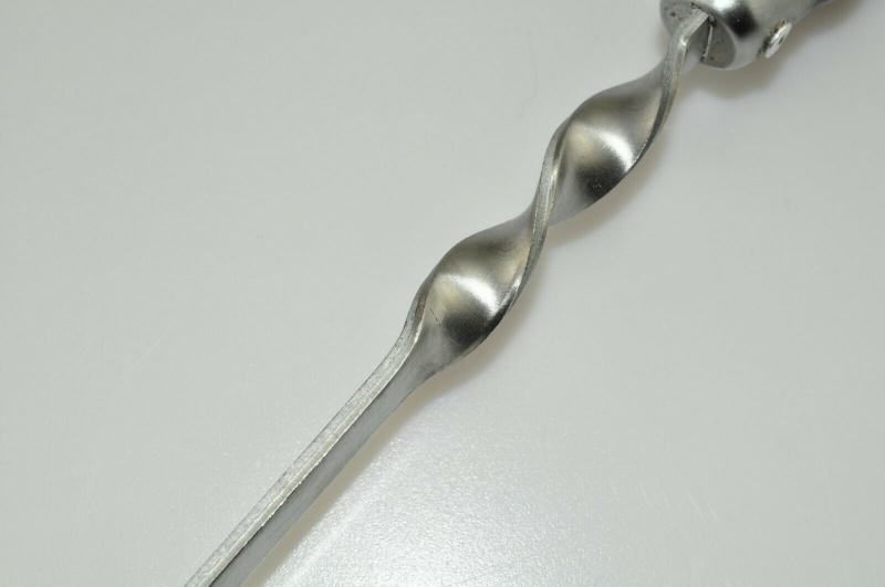 Schaschlikspieße, Schampura Stahlstärke 3mm, Grillspieß mit Holzgriff