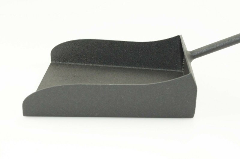 Grill-Set, Grillwerkzeug 3-teilig schwarz Haken Besen Schaufel Kamingarnitur