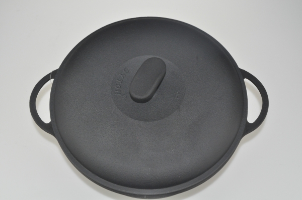 8 Liter Schmortopf Topf aus Gusseisen mit Deckel Bratentopf Bräter