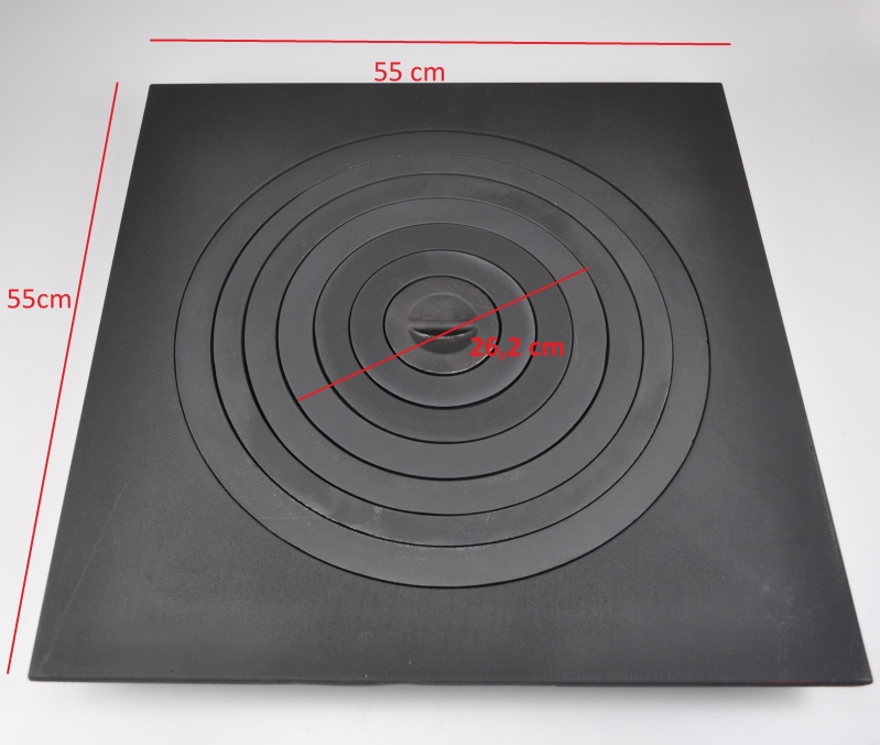 Ofenringe Feuer Herdring Ofenplatte Ofenringe Gussringe Gusseisen Ringe 55x55 cm