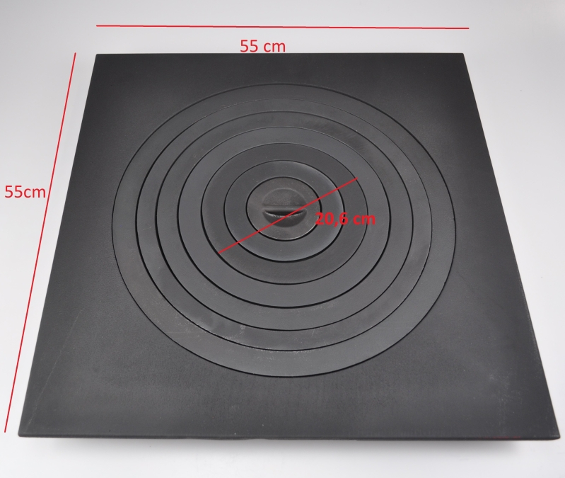 Ofenringe Feuer Herdring Ofenplatte Ofenringe Gussringe Gusseisen Ringe 55x55 cm