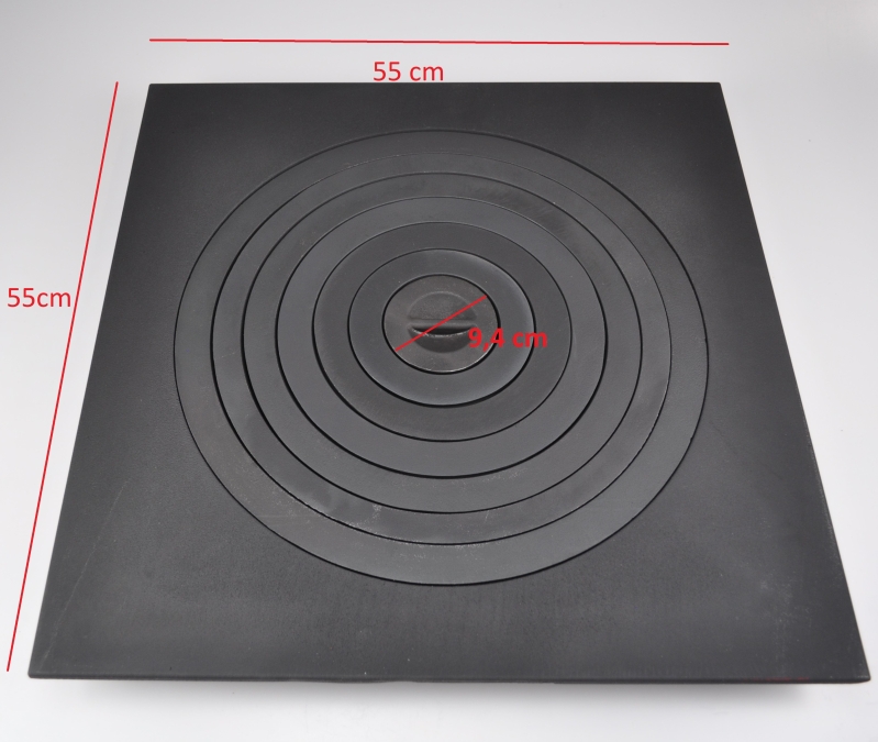 Ofenringe Feuer Herdring Ofenplatte Ofenringe Gussringe Gusseisen Ringe 55x55 cm