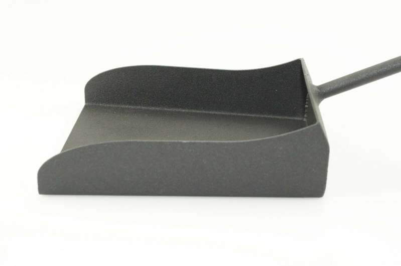Grill-Set, Grillwerkzeug 3-teilig schwarz Haken Besen Schaufel Kamingarnitur