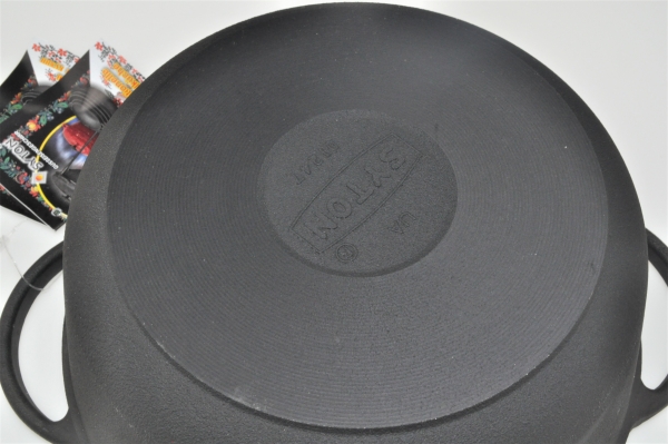 4 Liter Schmortopf Topf aus Gusseisen mit Deckel Bratentopf Bräter